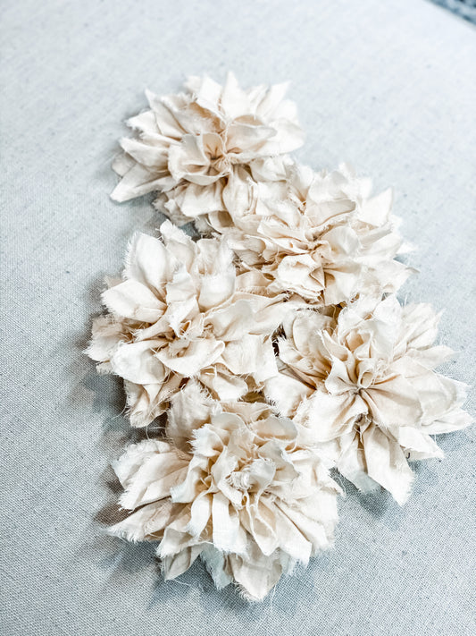 Eva's Sunday Fabric Flower Brooches with Nic | 26th April