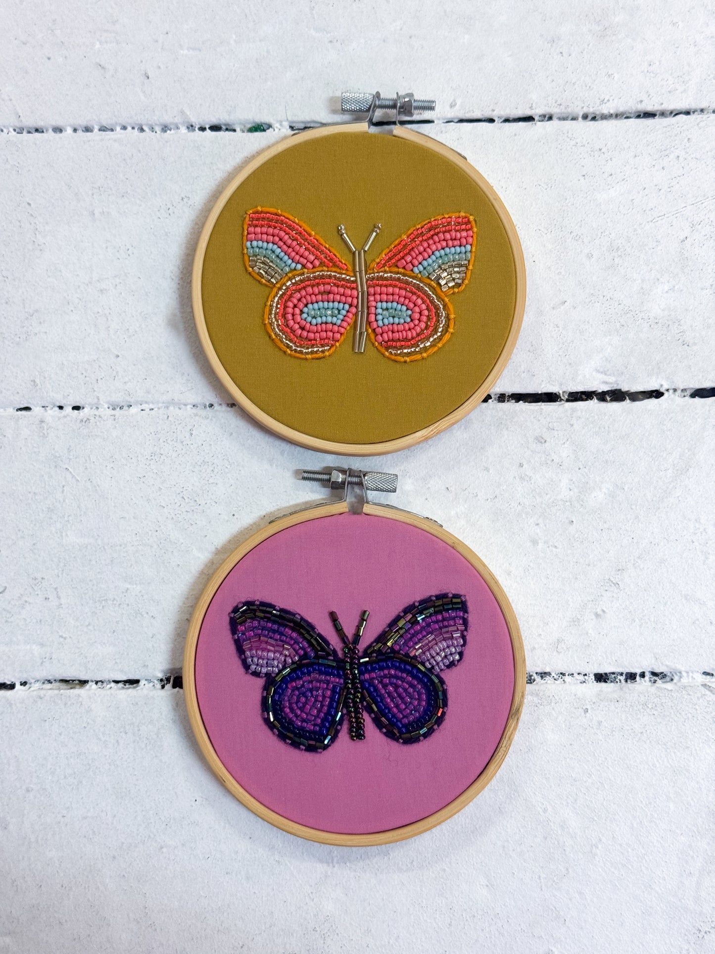 Mini Beaded Hoops - Butterflies | 26th July