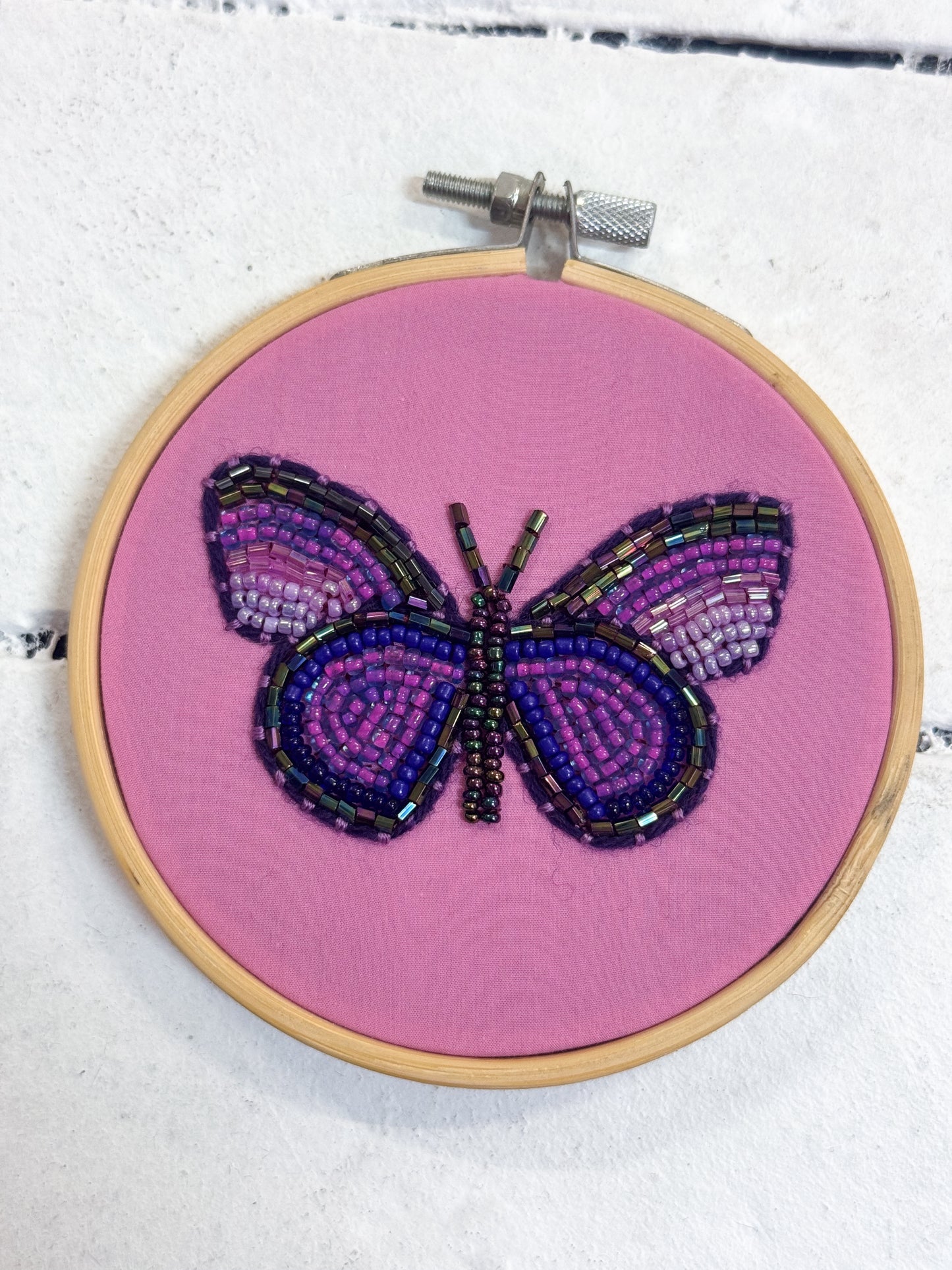 Mini Beaded Hoops - Butterflies | 30th August