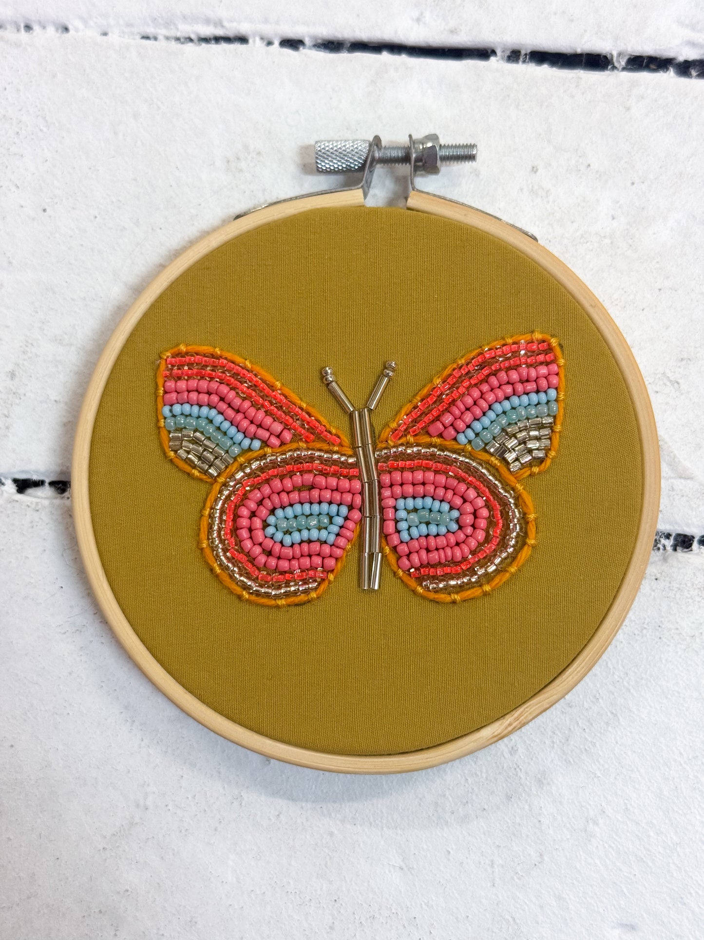 Mini Beaded Hoops - Butterflies | 30th August